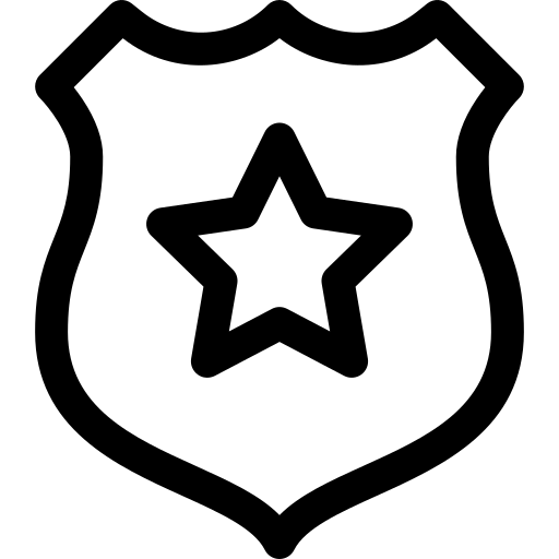 Compliance and records icon for legal checks and background documentation