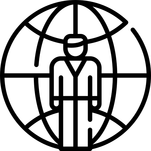 Expat guidance icon for international clients relocating to Brazil