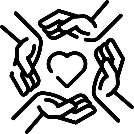 Family unity icon for relationship and family law support