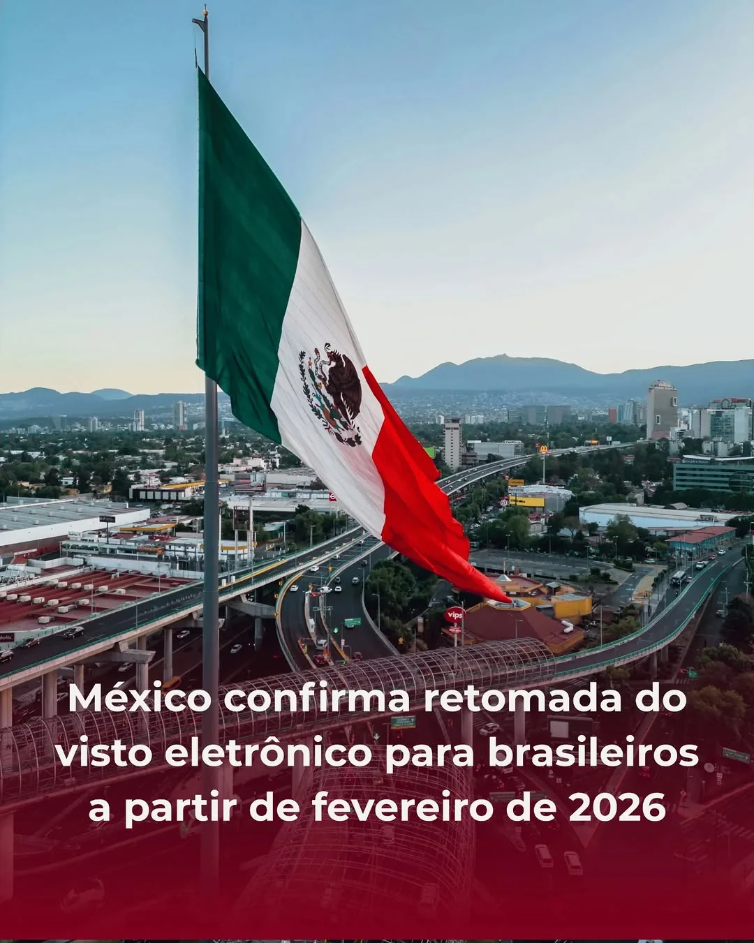 Mexico confirms resumption of the electronic visa for Brazilians from February 2026.