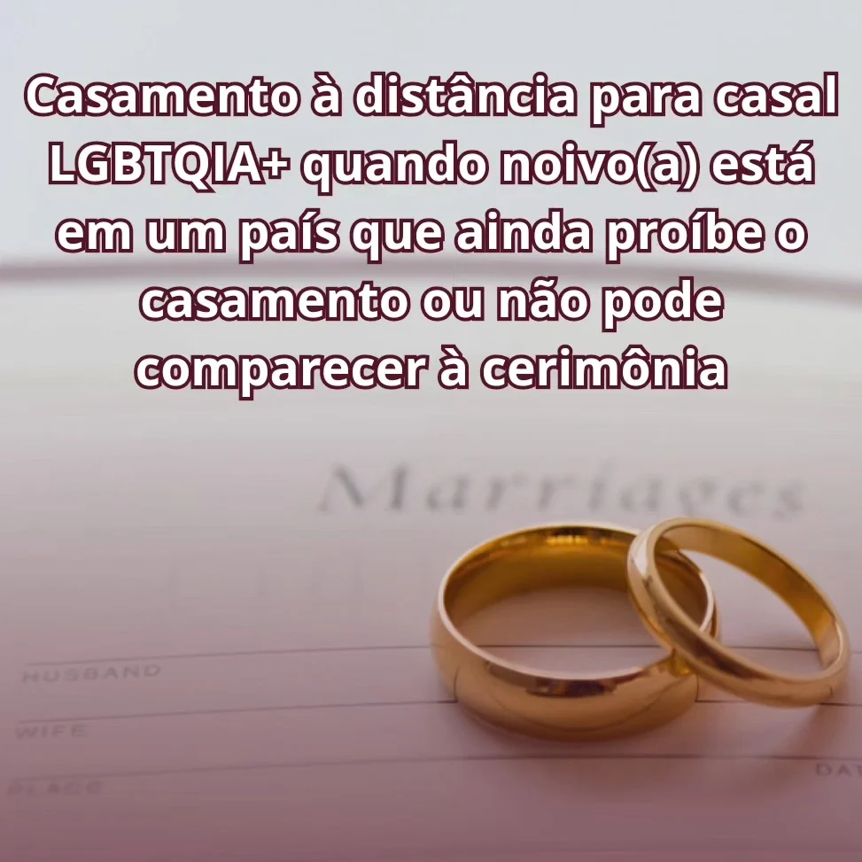 For those who still cannot marry in their home countries because of discrimination,…