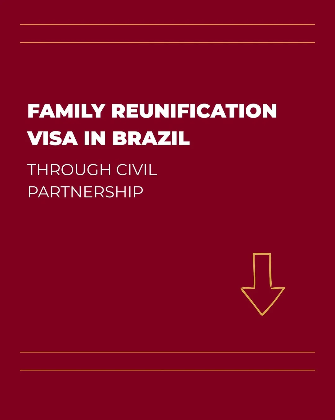 In Brazilian immigration matters, foreign nationals could apply for a family reunification visa if they are in a civil…