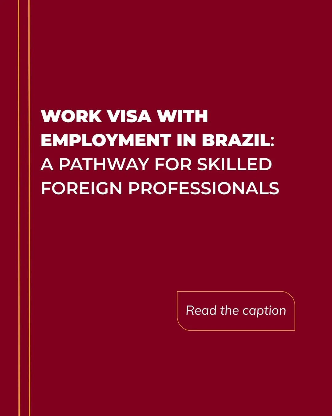 Individuals seeking to work in Brazil through a formal employment relationship may apply for a residence authorisation. This…