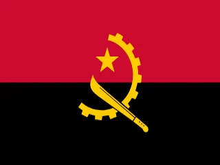 Flag of Angola for Brazil immigration guide