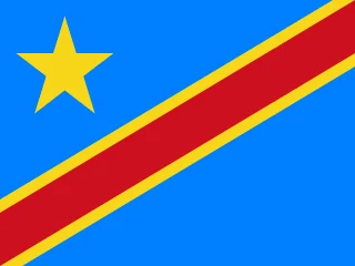 Flag of Congo (Democratic Republic of the Congo) for Brazil immigration guide