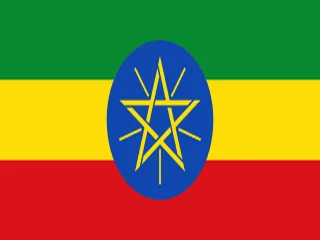 Flag of Ethiopia for Brazil immigration guide