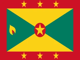 Flag of Grenada for Brazil immigration guide