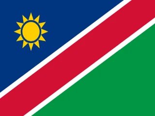 Flag of Namibia for Brazil immigration guide