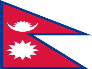 Flag of Nepal for Brazil immigration guide
