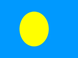 Flag of Palau for Brazil immigration guide