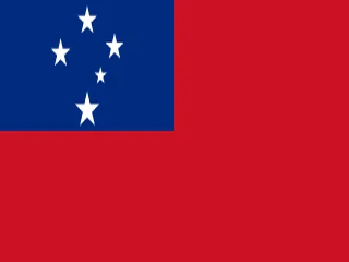Flag of Samoa for Brazil immigration guide