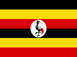 Flag of Uganda for Brazil immigration guide