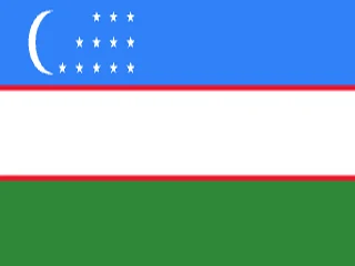 Flag of Uzbekistan for Brazil immigration guide