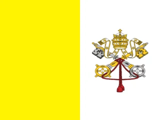Flag of Vatican City for Brazil immigration guide