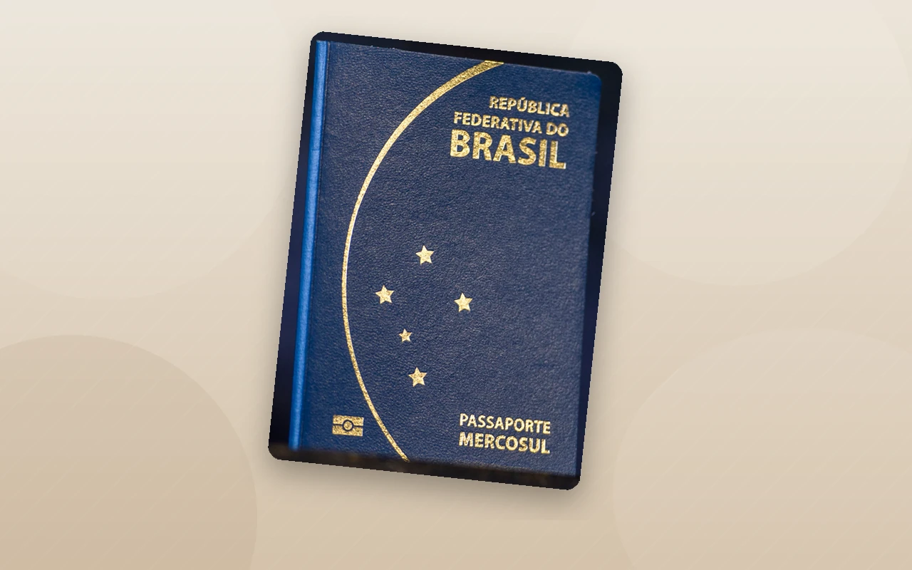 Brazilian passport image for ordinary naturalisation service in Brazil