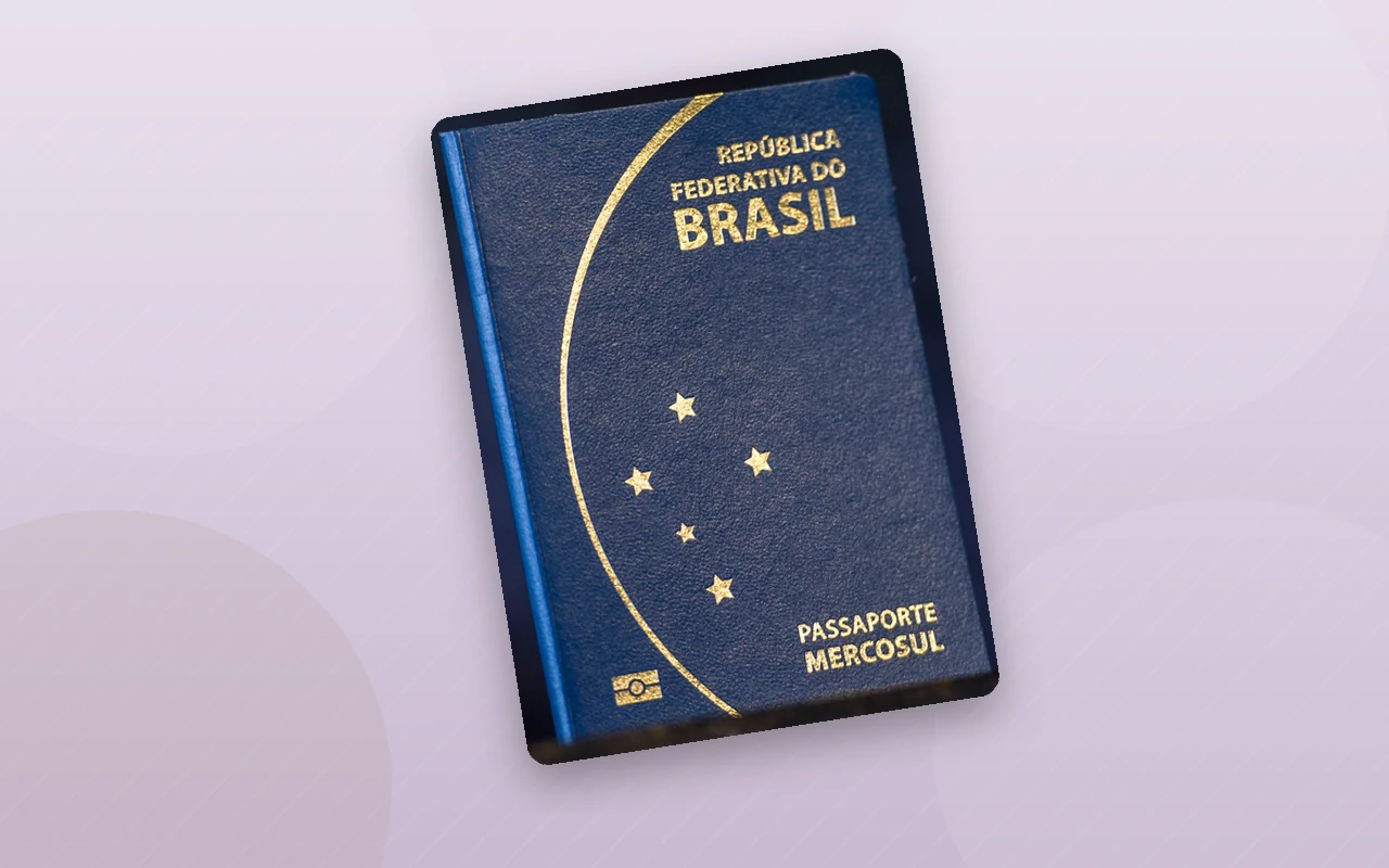 Brazilian passport image for provisional naturalisation service in Brazil
