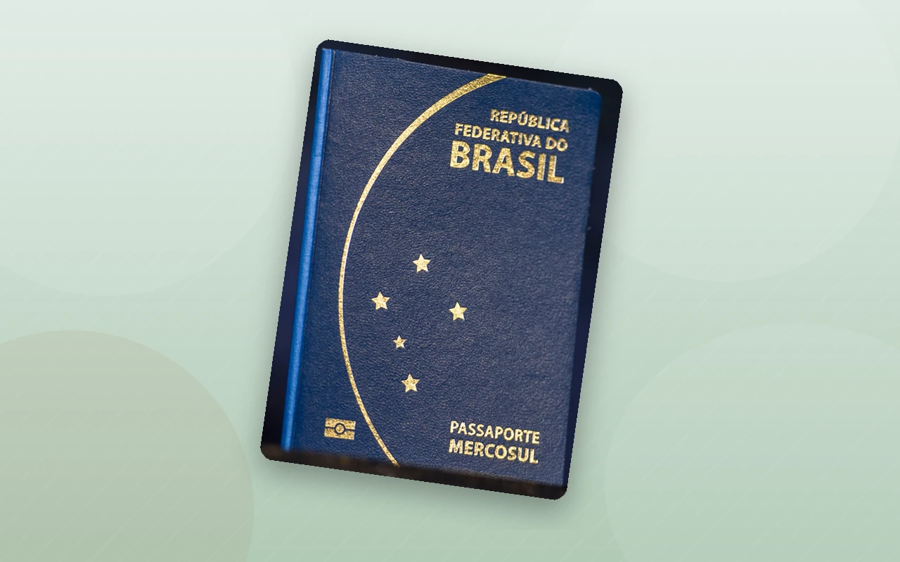Brazilian passport image for special naturalisation service in Brazil