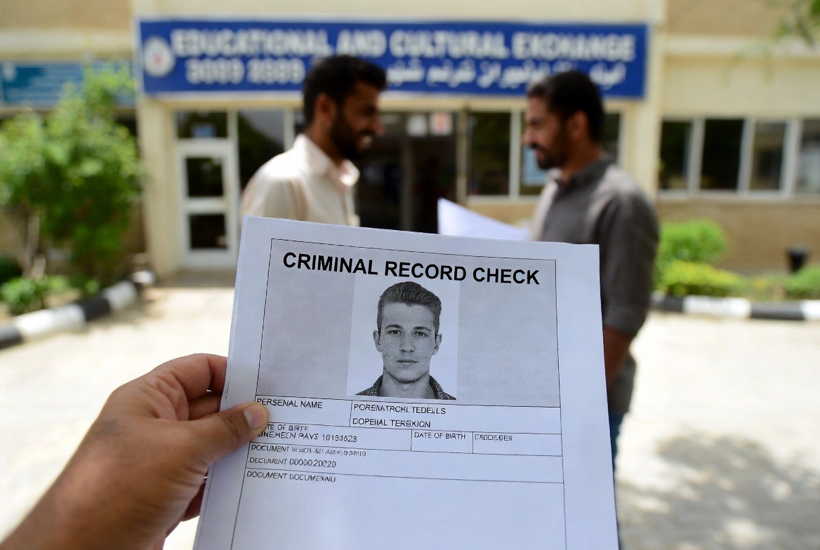 Criminal records visual for background checks in Brazilian immigration
