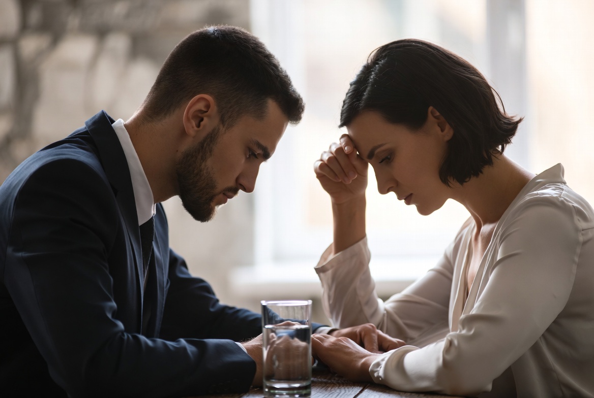 Reflective illustration of divorce proceedings in Brazilian family law